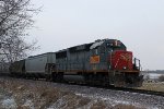 UP 1158 rolling away from Gustafson Road